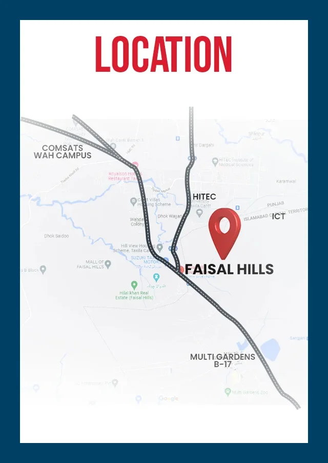 Faisal Hills Location